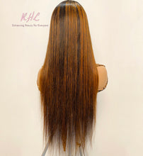 Load image into Gallery viewer, 13x4 1b/30 9A Grade STRAIGHT 100% UNPROCESSED VIRGIN HUMAN HAIR LACE FRONT wig