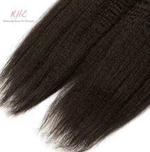 Load image into Gallery viewer, 12A KINKY STRAIGHT HAIR 3pcs Bundle Deal 100% UNPROCESSED VIRGIN HUMAN HAIR