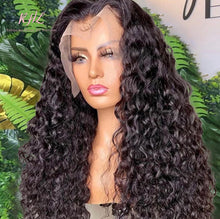 Load image into Gallery viewer, 9A Grade WATER WAVE 13x4 or 13x6 100% UNPROCESSED VIRGIN HUMAN HAIR LaceFrontal Wig (Transparent/HD Lace)