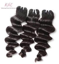 Load image into Gallery viewer, 12A LOOSE DEEP WAVE HAIR 3pcs Bundle Deal 100% UNPROCESSED VIRGIN HUMAN HAIR