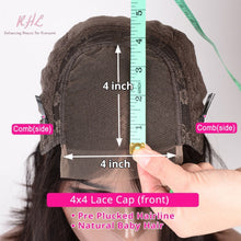Load image into Gallery viewer, 10A Grade 4x4 LACE CLOSURE KINKY STRAIGHT 100% UNPROCESSED VIRGIN HUMAN HAIR Wig (TRANSPARENT/HD Lace)