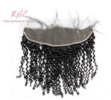 Load image into Gallery viewer, 10A CURLY 13x4 OR 13x6 100% UNPROCESSED VIRGIN HUMAN HAIR TRANSPARENT/HD LACE FRONTAL