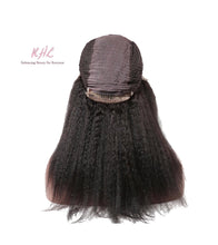 Load image into Gallery viewer, 10A Grade 5x5 HD LACE CLOSURE KINKY STRAIGHT 100% UNPROCESSED VIRGIN HUMAN HAIR Wig