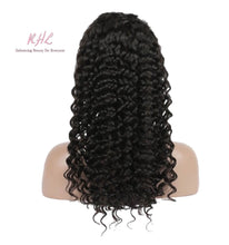 Load image into Gallery viewer, 10A Grade DEEP WAVE 13x4 or 13x6 100% UNPROCESSED VIRGIN HUMAN HAIR LaceFrontal Wig (Transparent/HD Lace)