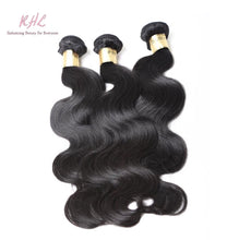 Load image into Gallery viewer, 12A BODY WAVE HAIR 3pcs Bundle Deal 100% UNPROCESSED VIRGIN HUMAN HAIR