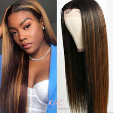 Load image into Gallery viewer, 13x4 1b/30 9A Grade STRAIGHT 100% UNPROCESSED VIRGIN HUMAN HAIR LACE FRONT wig