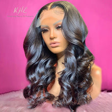 Load image into Gallery viewer, 10A Grade 5x5 HD LACE CLOSURE LOOSE WAVE 100% UNPROCESSED VIRGIN HUMAN HAIR Wig