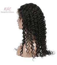Load image into Gallery viewer, 10A Grade DEEP WAVE 13x4 or 13x6 100% UNPROCESSED VIRGIN HUMAN HAIR LaceFrontal Wig (Transparent/HD Lace)