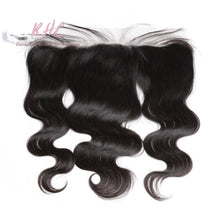Load image into Gallery viewer, 12A BODY WAVE HAIR 3pcs lot + 13x4 or 13x6 Frontal = Bundle Deal 100% UNPROCESSED VIRGIN HUMAN HAIR Transparent lace / HD lace
