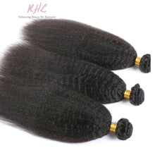 Load image into Gallery viewer, 12A KINKY STRAIGHT HAIR 100% UNPROCESSED VIRGIN HUMAN HAIR (SINGLE BUNDLE)