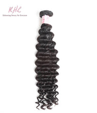 Load image into Gallery viewer, 9A DEEP WAVE 100% UNPROCESSED VIRGIN HUMAN HAIR (SINGLE BUNDLE)