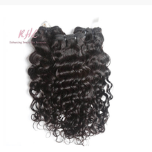 Load image into Gallery viewer, 9A JERRY CURL HAIR 3pcs lot + 4x4 Closure = Bundle Deal 100% UNPROCESSED VIRGIN HUMAN HAIR Transparent lace / HD lace