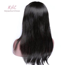 Load image into Gallery viewer, 10A Grade STRAIGHT 13x4 or 13x6 100% UNPROCESSED VIRGIN HUMAN HAIR LaceFrontal Wig (Transparent/HD Lace)