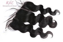 Load image into Gallery viewer, 12A BODY WAVE HAIR 3pcs lot + 13x4 or 13x6 Frontal = Bundle Deal 100% UNPROCESSED VIRGIN HUMAN HAIR Transparent lace / HD lace