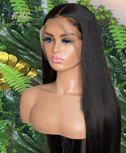 Load image into Gallery viewer, 9A Grade STRAIGHT 13x4 or 13x6 100% UNPROCESSED VIRGIN HUMAN HAIR LaceFrontal Wig (Transparent/HD Lace)