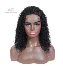 Load image into Gallery viewer, 10A Grade 4x4 LACE CLOSURE JERRY CURL 100% UNPROCESSED VIRGIN HUMAN HAIR Wig (TRANSPARENT/HD Lace)