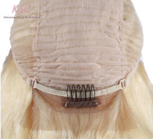 Load image into Gallery viewer, 13x6 #613 BLONDE 9A Grade 100% UNPROCESSED VIRGIN HUMAN HAIR STRAIGHT Lace FRONT Wig