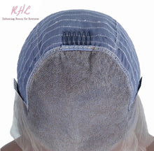 Load image into Gallery viewer, 13x4 GREY/SILVER STRAIGHT 9A GRADE 100% VIRGIN UNPROCESSED HAIR LACE FRONT Wig