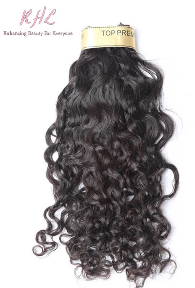 12A WATER WAVE HAIR 100% UNPROCESSED VIRGIN HUMAN HAIR (SINGLE BUNDLE)