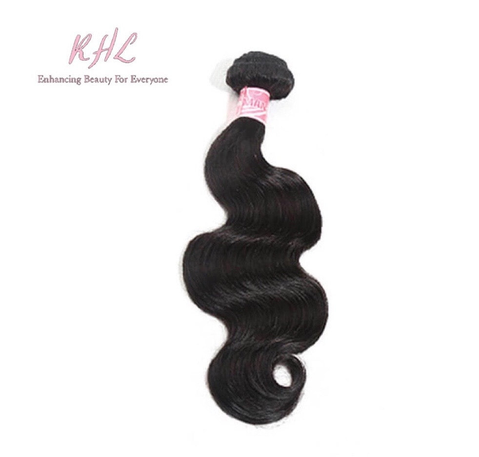 9A BODY WAVE 100% UNPROCESSED VIRGIN HUMAN HAIR (SINGLE BUNDLE)