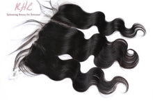 Load image into Gallery viewer, 9A BODYWAVE HAIR 3pcs lot + 13x4 or 13x6 Frontal = Bundle Deal 100% UNPROCESSED VIRGIN HUMAN HAIR Transparent lace / HD lace
