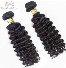 Load image into Gallery viewer, 12A DEEP WAVE HAIR 3pcs Bundle Deal 100% UNPROCESSED VIRGIN HUMAN HAIR
