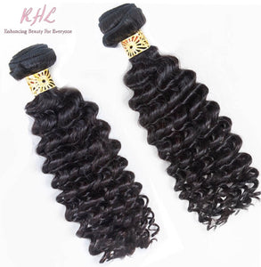 12A DEEP WAVE HAIR 3pcs Bundle Deal 100% UNPROCESSED VIRGIN HUMAN HAIR