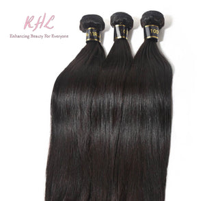 10A STRAIGHT HAIR 3pcs lot + 13x4 or 13x6 Frontal = Bundle Deal 100% UNPROCESSED VIRGIN HUMAN HAIR Transparent lace / HD lace