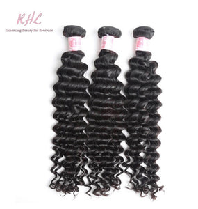 9A DEEP WAVE HAIR 3pcs lot + 5x5 Closure = Bundle Deal 100% UNPROCESSED VIRGIN HUMAN HAIR  HD lace Closure