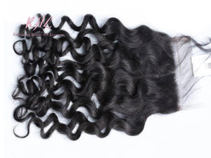 10A JERRY CURL HAIR 3pcs lot + 5x5 Closure = Bundle Deal 100% UNPROCESSED VIRGIN HUMAN HAIR  HD lace Closure