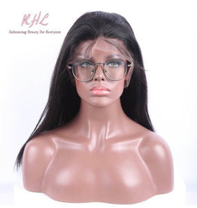 10A Grade STRAIGHT 13x4 or 13x6 100% UNPROCESSED VIRGIN HUMAN HAIR LaceFrontal Wig (Transparent/HD Lace)