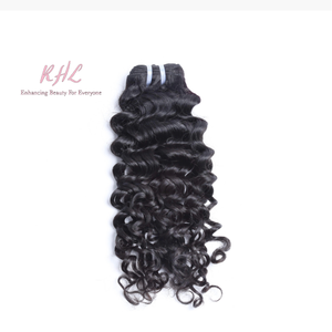 12A JERRY CURL HAIR 100% UNPROCESSED VIRGIN HUMAN HAIR (SINGLE BUNDLE)