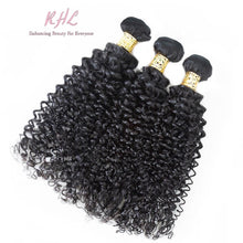 Load image into Gallery viewer, 12A CURLY HAIR 3pcs Bundle Deal 100% UNPROCESSED VIRGIN HUMAN HAIR
