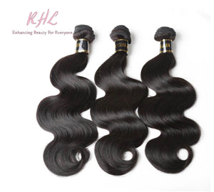 10A BODY WAVE HAIR 3pcs Bundle Deal 100% UNPROCESSED VIRGIN HUMAN HAIR