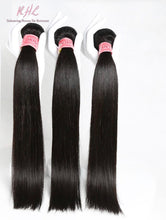 Load image into Gallery viewer, 9A STRAIGHT HAIR 3pcs lot + 5x5 Closure = Bundle Deal 100% UNPROCESSED VIRGIN HUMAN HAIR  HD lace Closure
