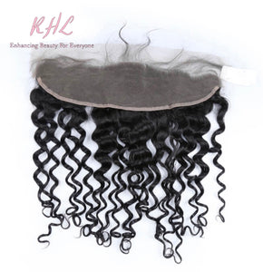 12A DEEP WAVE HAIR 3pcs lot + 13x4 or 13x6 Frontal = Bundle Deal 100% UNPROCESSED VIRGIN HUMAN HAIR Transparent lace / HD lace