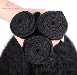 12A KINKY STRAIGHT HAIR 3pcs Bundle Deal 100% UNPROCESSED VIRGIN HUMAN HAIR