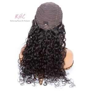 9A Grade WATER WAVE 13x4 or 13x6 100% UNPROCESSED VIRGIN HUMAN HAIR LaceFrontal Wig (Transparent/HD Lace)