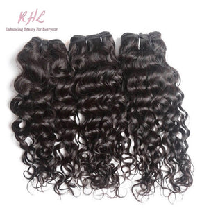 10A JERRY CURL HAIR 3pcs lot + 5x5 Closure = Bundle Deal 100% UNPROCESSED VIRGIN HUMAN HAIR  HD lace Closure