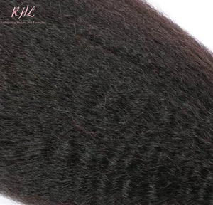 12A KINKY STRAIGHT HAIR 100% UNPROCESSED VIRGIN HUMAN HAIR (SINGLE BUNDLE)