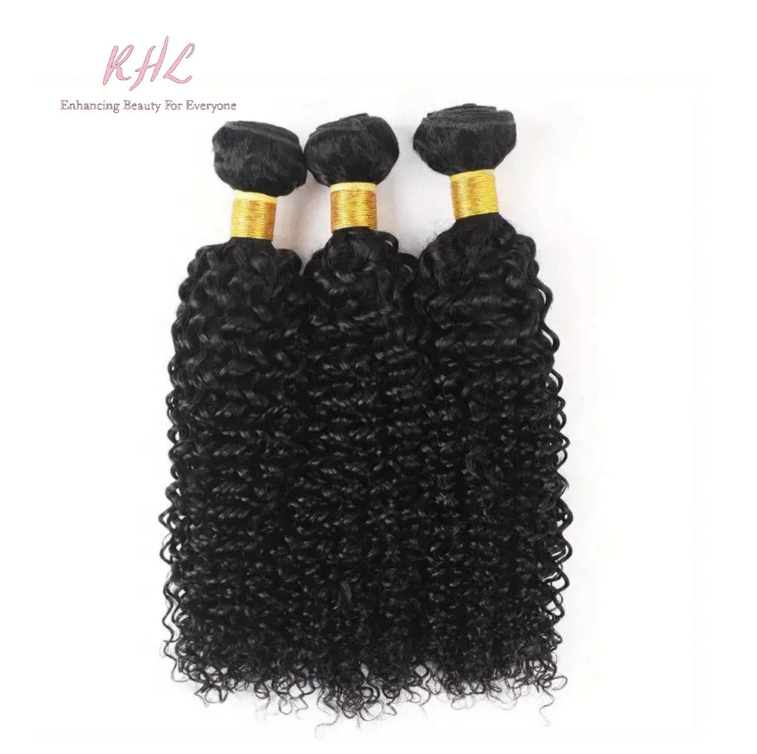 12A KINKY CURLY HAIR 3pcs Bundle Deal 100% UNPROCESSED VIRGIN HUMAN HAIR