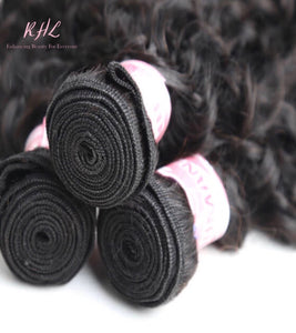 9A CURLY HAIR 3pcs lot + 5x5 Closure = Bundle Deal 100% UNPROCESSED VIRGIN HUMAN HAIR  HD lace Closure