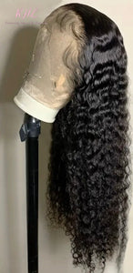 12A Grade DEEP WAVE 13x4 or 13x6 100% UNPROCESSED VIRGIN HUMAN HAIR LaceFrontal Wig (Transparent/HD Lace)