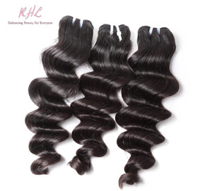 10A LOOSE DEEP WAVE HAIR 3pcs lot + 5x5 Closure = Bundle Deal 100% UNPROCESSED VIRGIN HUMAN HAIR  HD lace Closure