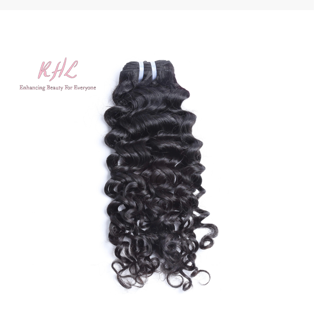 9A JERRY CURL 100% UNPROCESSED VIRGIN HUMAN HAIR (SINGLE BUNDLE)