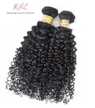 Load image into Gallery viewer, 12A CURLY HAIR 3pcs Bundle Deal 100% UNPROCESSED VIRGIN HUMAN HAIR
