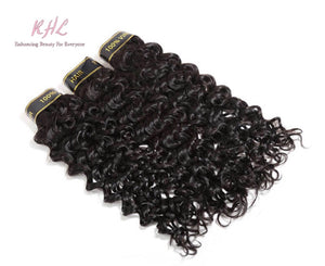 10A JERRY CURL HAIR 100% UNPROCESSED VIRGIN HUMAN HAIR (SINGLE BUNDLE)