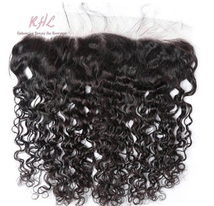 9A WATER WAVE HAIR 3pcs lot + 13x4 or 13x6 Frontal = Bundle Deal 100% UNPROCESSED VIRGIN HUMAN HAIR Transparent lace / HD lace