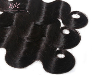 9A BODY WAVE HAIR 3pcs lot + 5x5 Closure = Bundle Deal 100% UNPROCESSED VIRGIN HUMAN HAIR  HD lace Closure