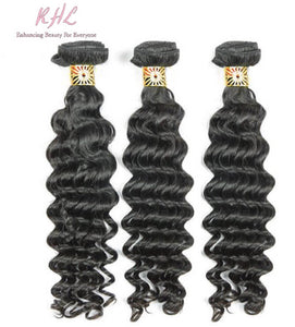 12A DEEP WAVE HAIR 100% UNPROCESSED VIRGIN HUMAN HAIR (SINGLE BUNDLE)